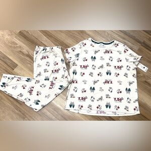 Secret Treasures women’s sz XL camping/rv fall winter pajamas new with tags